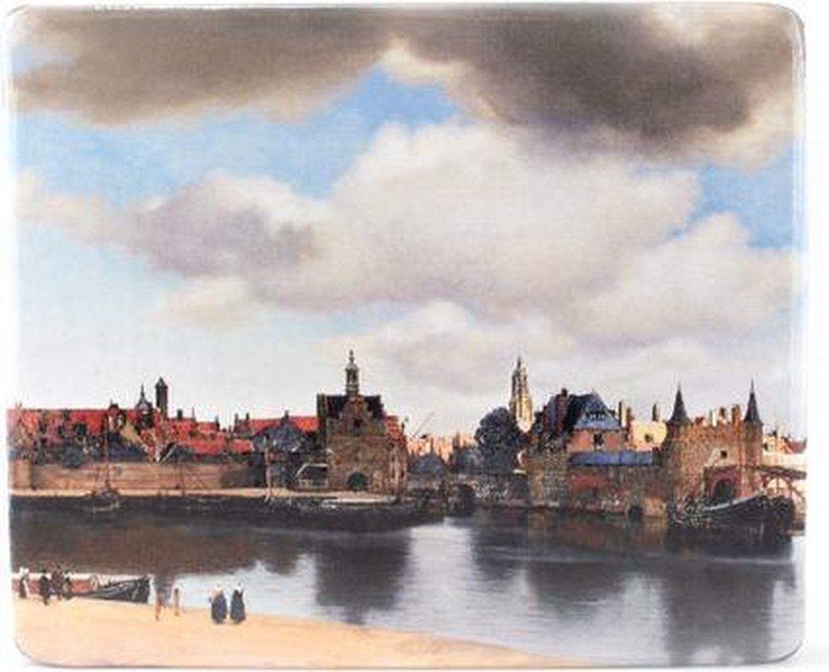 Muismat Johannes Vermeer Gezicht op Delft