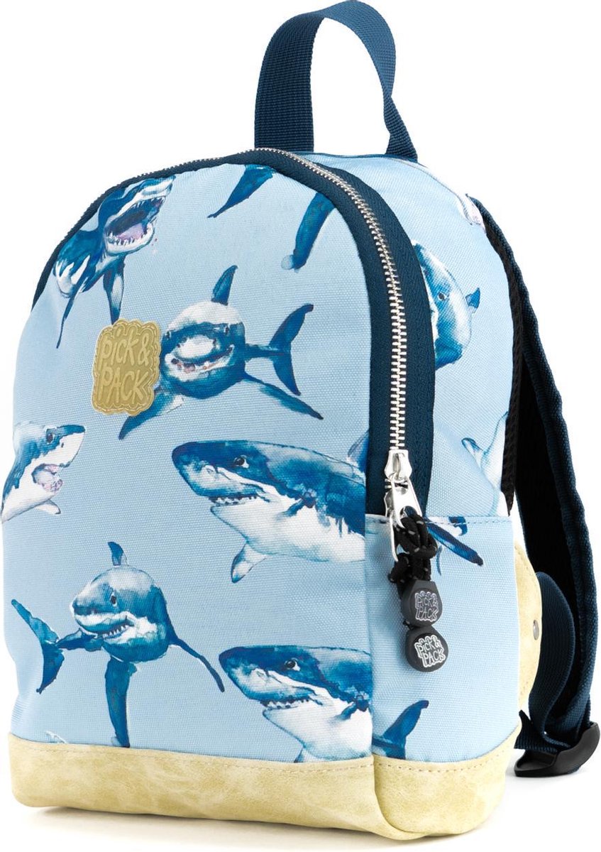 Pick & Pack Shark Backpack XS / Light blue