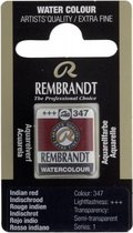 Rembrandt water colour napje Indian Red (347)