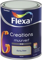 Bol.com Flexa Creations - Muurverf Krijt - Early Dew - 1 liter aanbieding