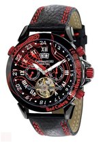 Calvaneo 1583 Calvaneo Astonia Red Cobra Collectors Edition -  Polshorloge - 46 mm - Zwart - Automatisch uurwerk