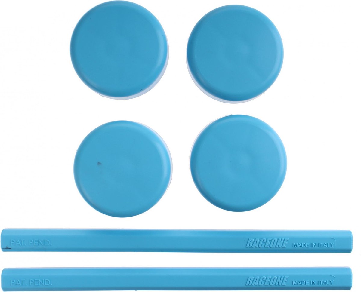Saccon Vervangingsset Voor Etalage Standaard Blauw 6-delig