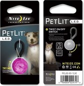 NITE IZE Petlit DOG LED Collar light Jewel Pink - Klein ledlampje voor aan de hansband van je huisdier