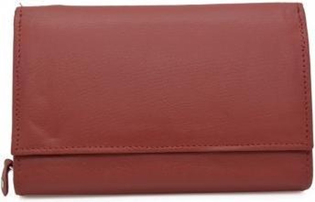 PORTEMONNEE LEDER ROOD 97527