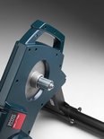 Elite fietstrainer met zichtbare cassette-body op de blauwe behuizing en Smart Fluid logo.