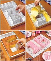 Anokay Cijfers en Letters bakvorm - Cake Pan Set