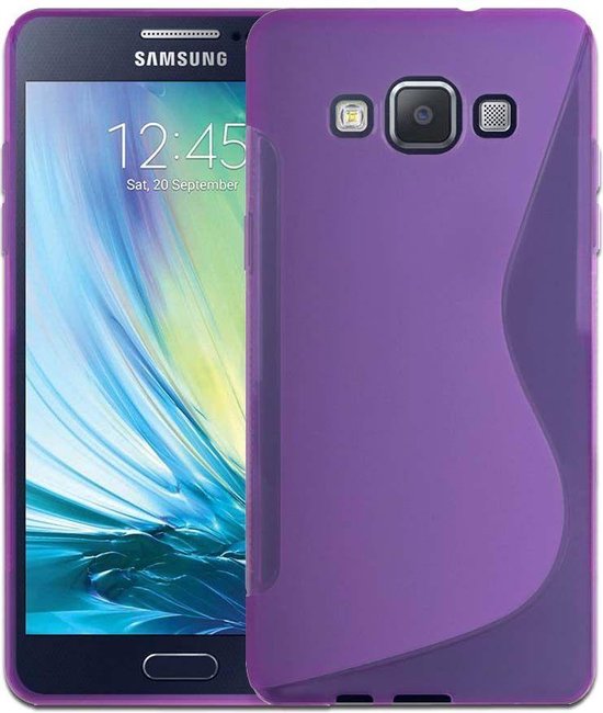 een beetje genetisch tuin Comutter silicone hoesje Samsung Galaxy A5 2015 paars | bol.com