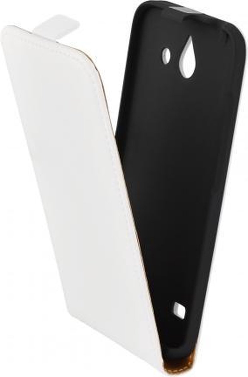 Mobiparts - premium flipcase - Huawei Ascend Y550 - wit