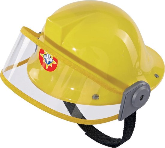 | Brandweerman Sam Helm Brandweerman Sam: Brandweerhelm met vizier (geel) | BS