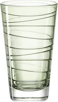 Leonardo Vario - longdrinkglas - groen - 6 stuks
