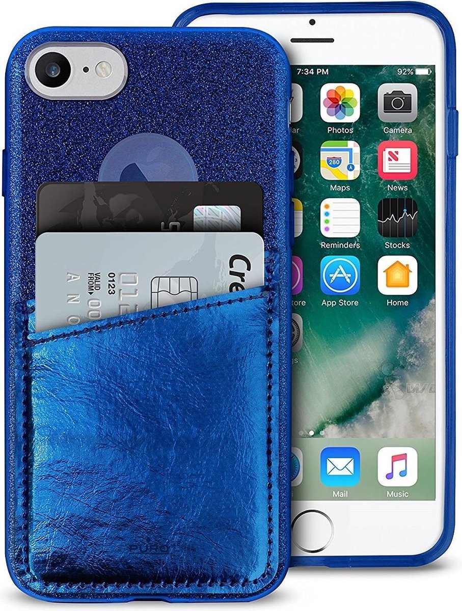 PURO IPC747CSHINEPDKBLUE 4.7'' Hoes Blauw mobiele telefoon behuizingen