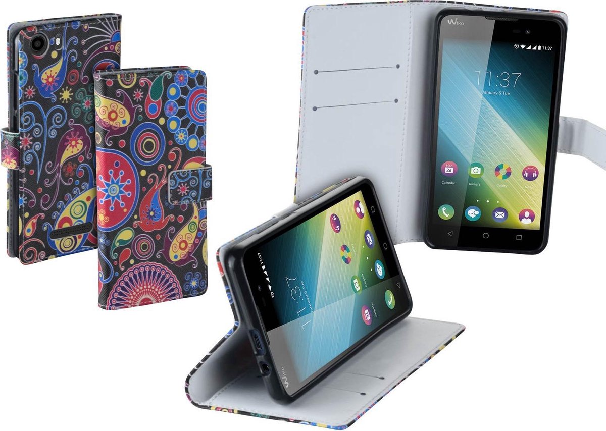 MP Case fantasie Design Book Style waller case voor Wiko Lenny 2 (5 inch)