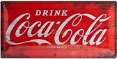 Reclamebord Coca-Cola Logo 25x50cm