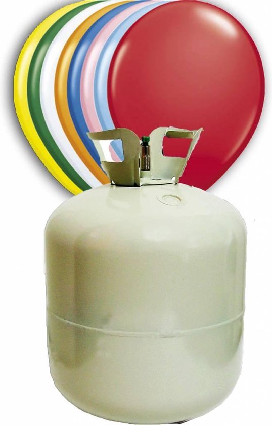 Helium Tank 200 (inclusief 200 ballonnen en lint) - Merkloos