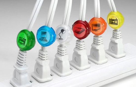 supermarkt overschrijving grijs Labels voor kabels met symbolen per 10 stuks | bol.com