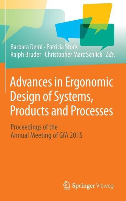 Advances in Ergonomic Design of Systems, Products and Proces ... - cover
