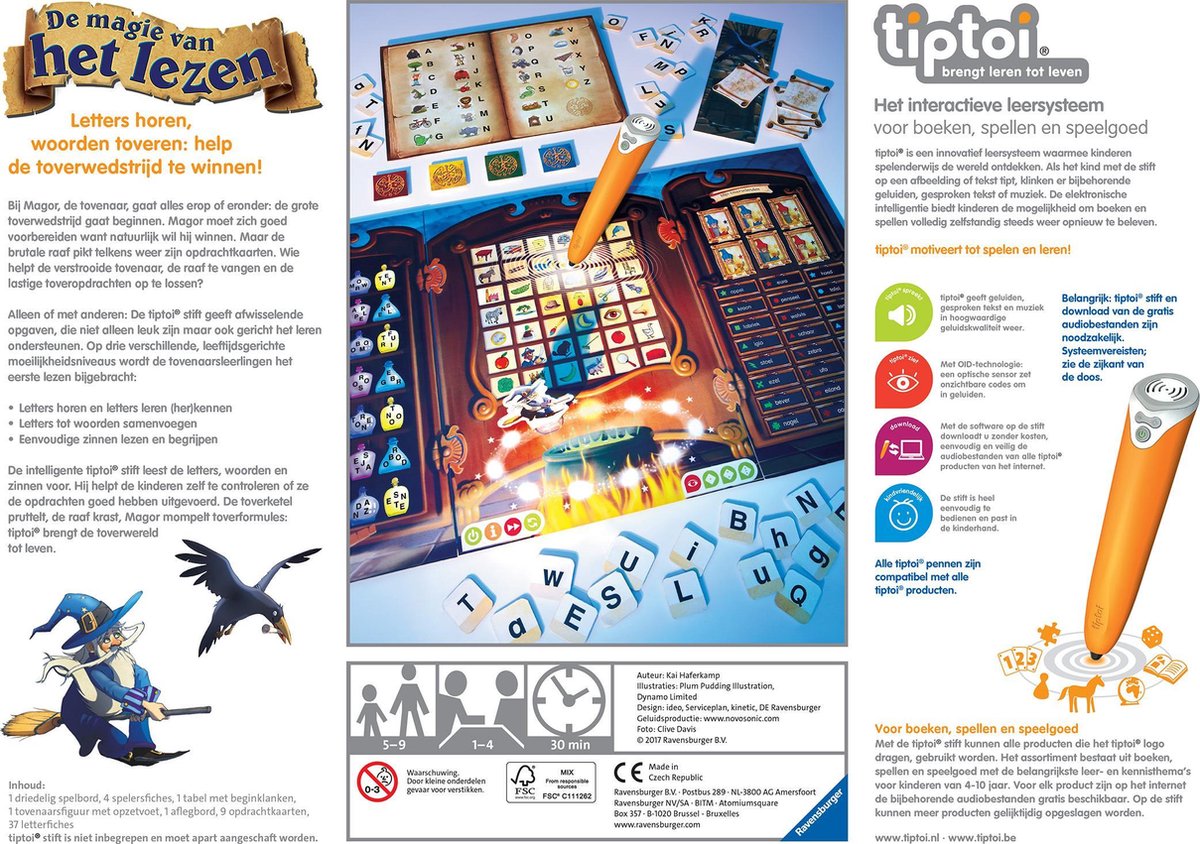 tiptoi® spel De Magie van het Lezen  - Ravensburger - Leersysteem — afbeelding 6