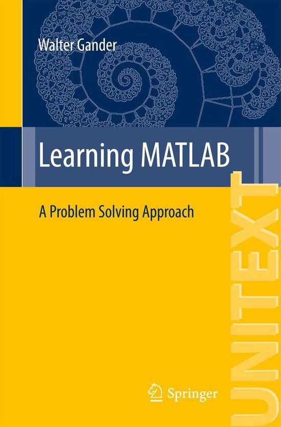 Mathematics and Statistics (R0) - Learning MATLAB - cover