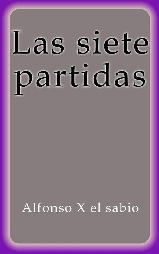 Las siete partidas - cover