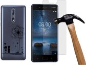 MP Case screenprotector PLUS Gratis Love back cover voor Nokia 8