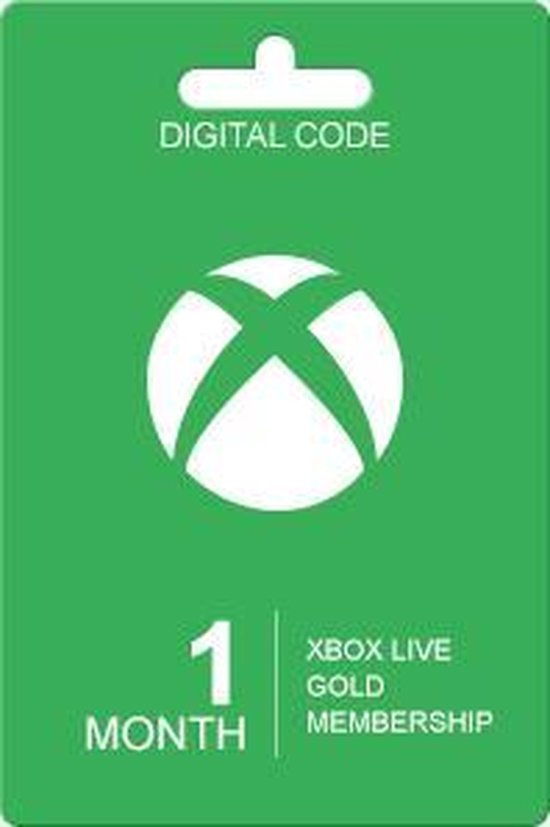 voeden Veranderlijk welzijn Microsoft Xbox Live Gold Abonnement 1 Maand - Xbox 360 + Xbox One | bol.com