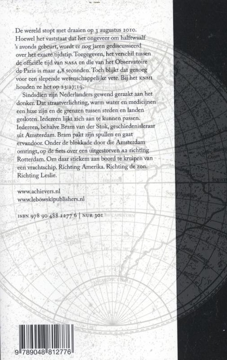 Op zwart - back cover