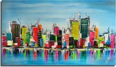 Schilderij Skyline 4