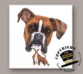 Tegel Hond Boxer