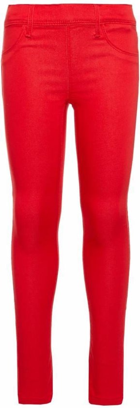 Name-it meisjes legging broek TINNA True Red - 122 | bol.com