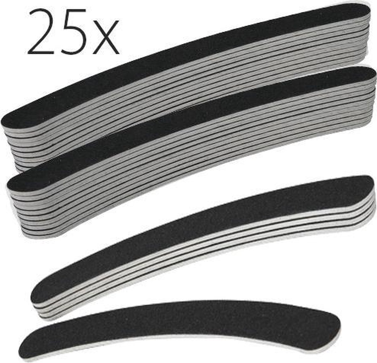 Goedkoopste 25x boomerang nagel vijlen 100/180, zwart