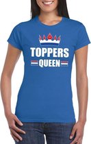 Toppers Toppers Queen verkleedkleding - Blauw dames shirt XL