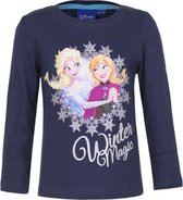 Frozen shirt blauw voor meisjes 128