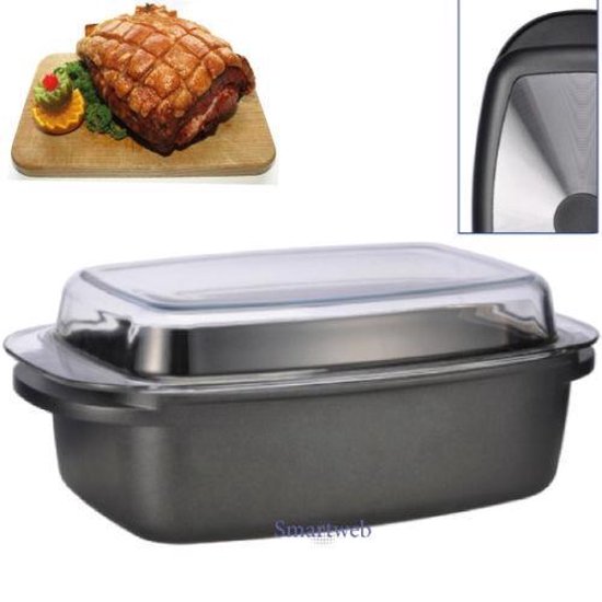 INTIGNIS 24 cm Tri-Ply roestvrijstalen braadpan 5 liter, honingraat, hybride antiaanbaklaag, inductie en all-kookplaatbestendig, ovenbestendig met glazen deksel, PFOA-vrije dikke bodem, premium