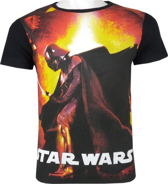 Star Wars shirt maat 104 zwart