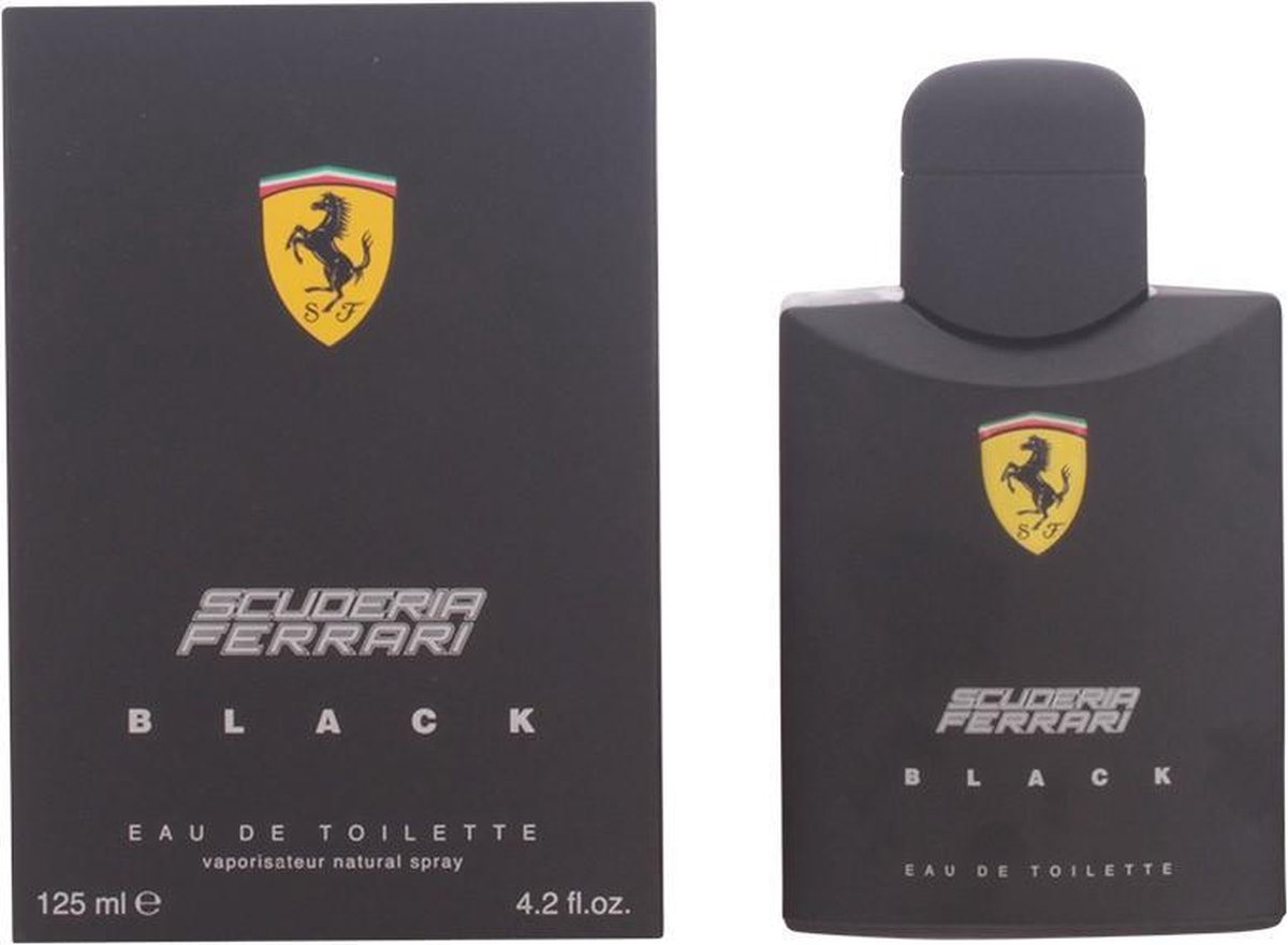 MULTI BUNDEL 2 stuks SCUDERIA FERRARI BLACK Eau de Toilette Spray 125 ml - Ferrari
