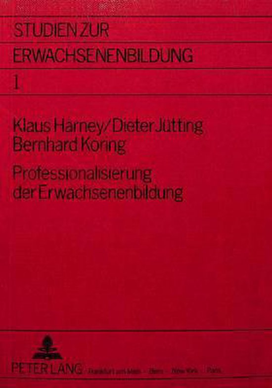 Professionalisierung der Erwachsenenbildung- Fallstudien - M ... - cover