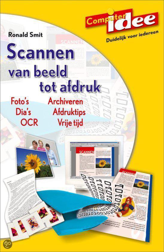 Cover van het boek 'Scannen, van beeld tot afdruk'