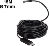 15 meter USB endoscoop Ø 7mm met LED