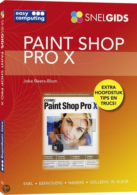 Cover van het boek 'Snelgids Paint shop pro X'
