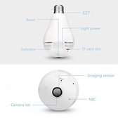 2MP SPY IP WiFi Light Bulb beviligingscamera 360°