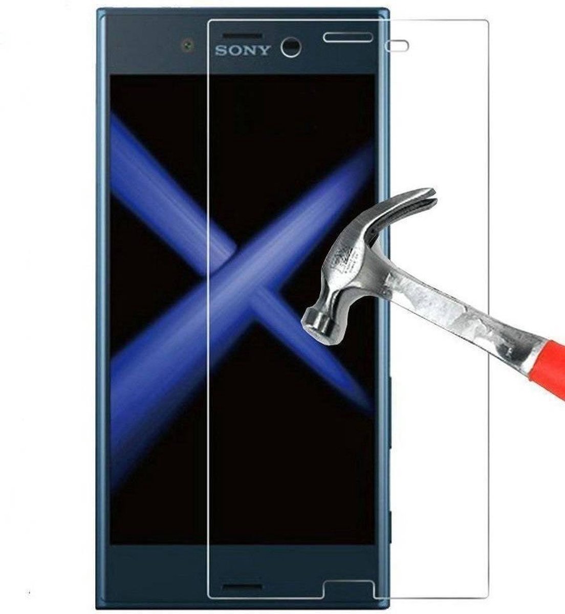 Tempered Glass / Glazen Screenprotector voor Sony Xperia XZ1