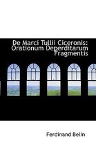 de Marci Tullii Ciceronis