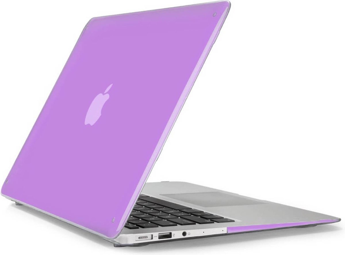 Qatrixx Macbook Retina 12 inch inch Hard Case Cover Laptop Hoes Purple Paars