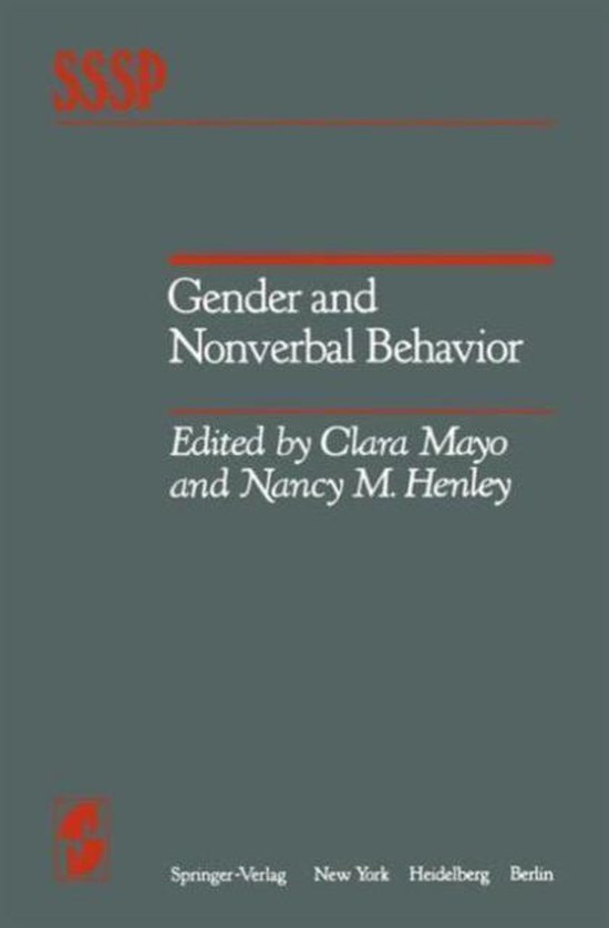 Gender and Nonverbal Behavior - cover