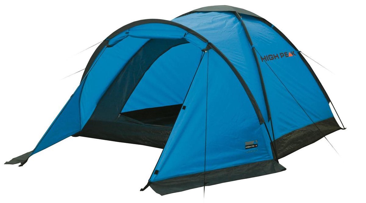 High Peak Ontario 3 Koepeltent - Blauw - 3 Persoons