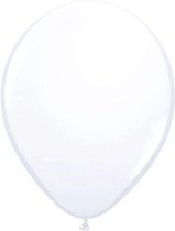 Witte ballonnen 13cm 20 stuks