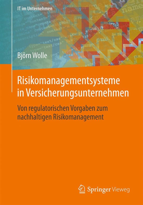 IT im Unternehmen - Risikomanagementsysteme in Versicherungs ... - cover