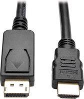 Tripp Lite P582-006-V2 video kabel adapter 1,83 m DisplayPort HDMI Zwart, Metallic