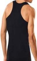 Bonanza halterhemd - 100% katoen - zwart - Maat XL