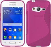 Samsung Galaxy Trend 2 Silicone Case s-style hoesje Roze